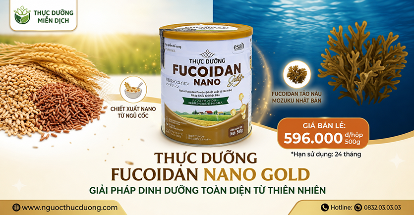 Thực dưỡng Fucoidan Nano Gold