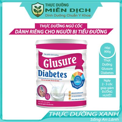 Sữa cho người bị tiểu đường Glusure Diabetes. Hộp 900g