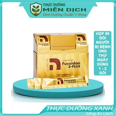 NatureMedic Fucoidan 3-Plus Nhật Bản Dạng Nước, Hộp lớn 50 gói